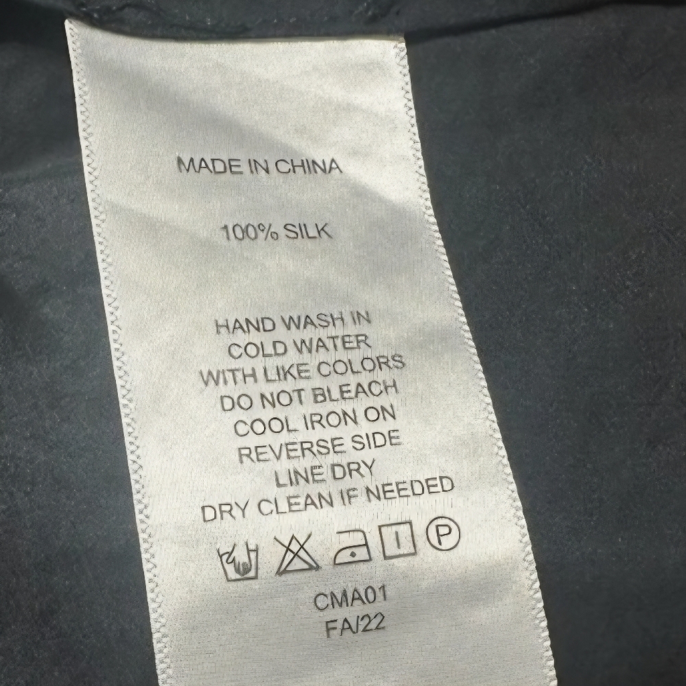 Quince 100% Silk Midi Skirt Black Size Small Washable Silk Skirt - Picture 4 of 7